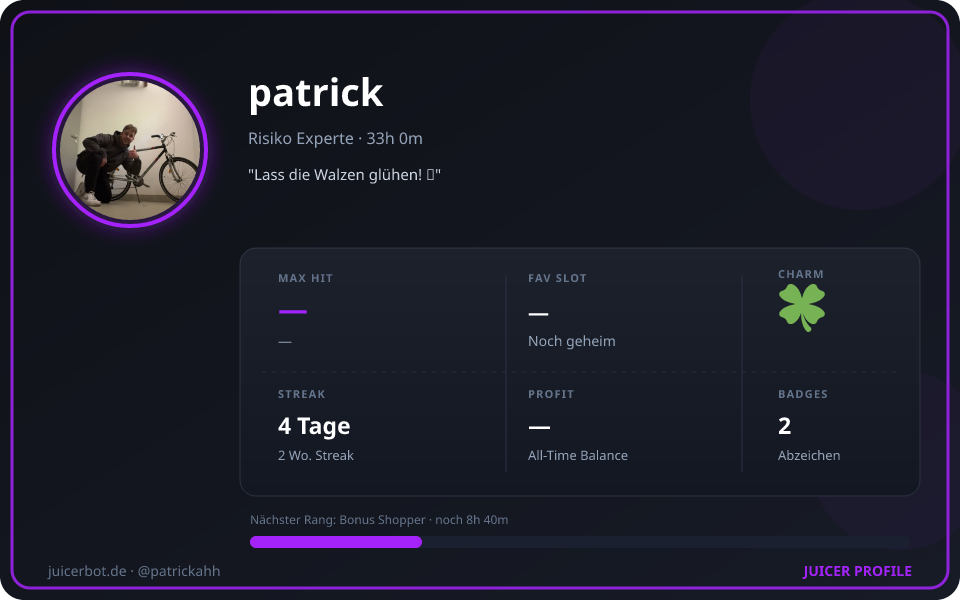 Profil-Karte von patrick