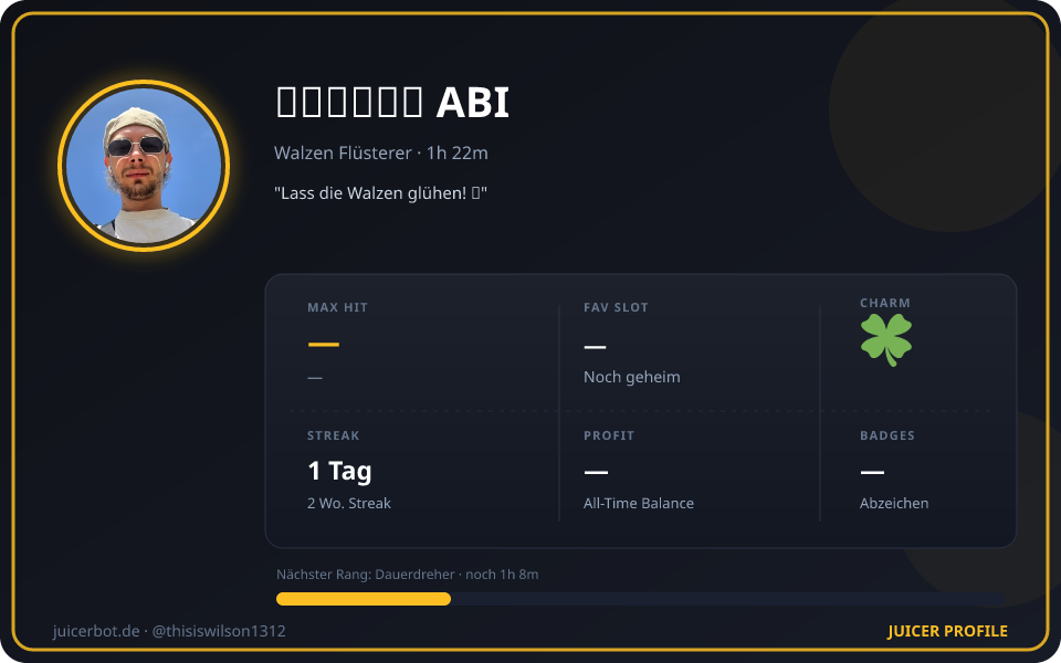 Profil-Karte von 𝚆𝙸𝙻𝚂𝙾𝙽 ABI