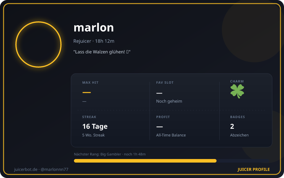 Profil-Karte von marlon