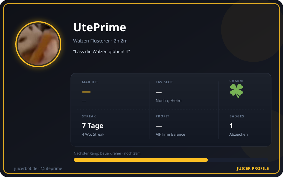 Profil-Karte von UtePrime