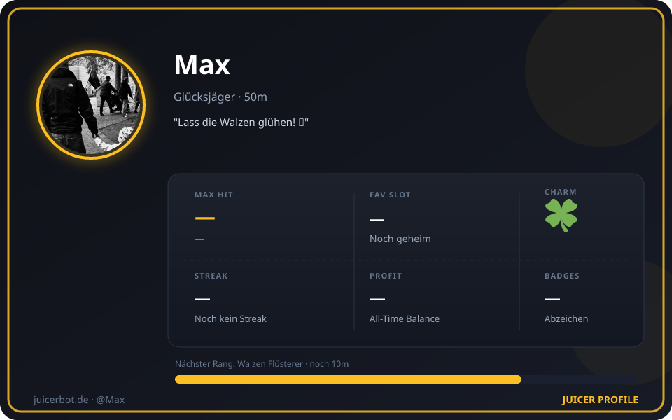 Profil-Karte von Max