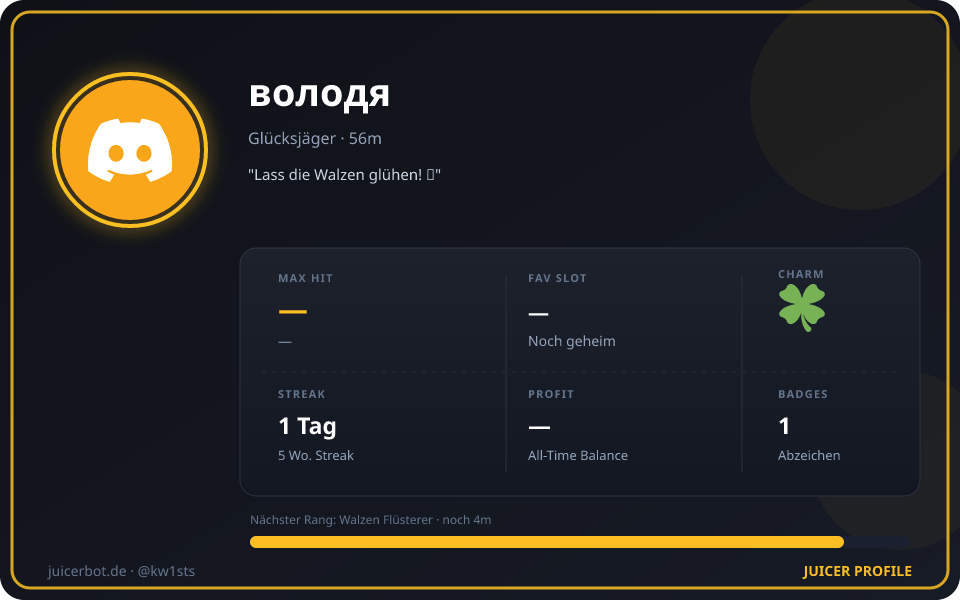 Profil-Karte von володя