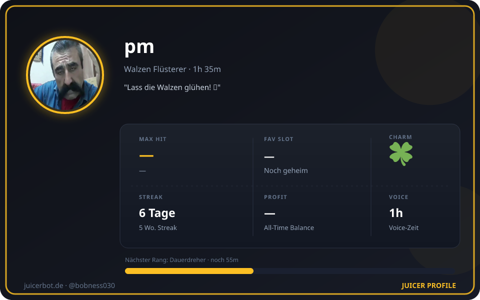 Profil-Karte von pm