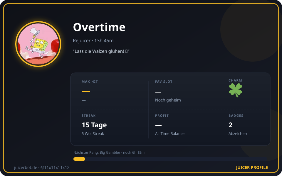 Profil-Karte von Overtime