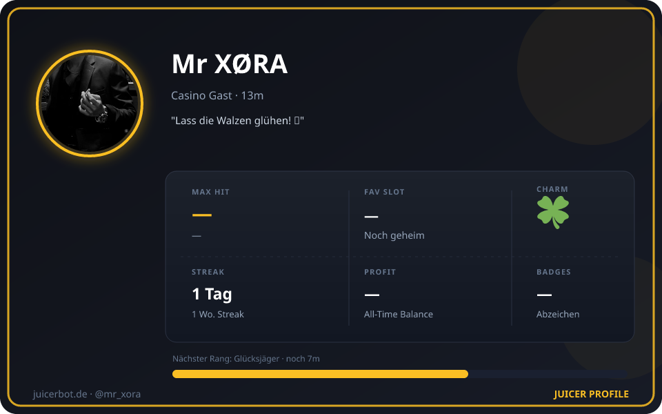 Profil-Karte von Mr XØRA