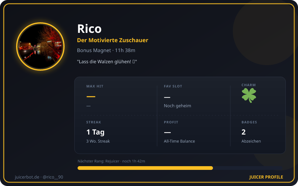 Profil-Karte von Rico