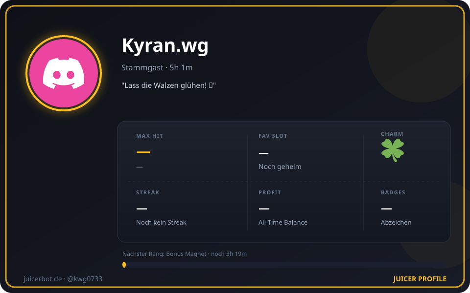 Profil-Karte von Kyran.wg