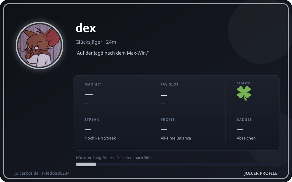 Profil-Karte von dex