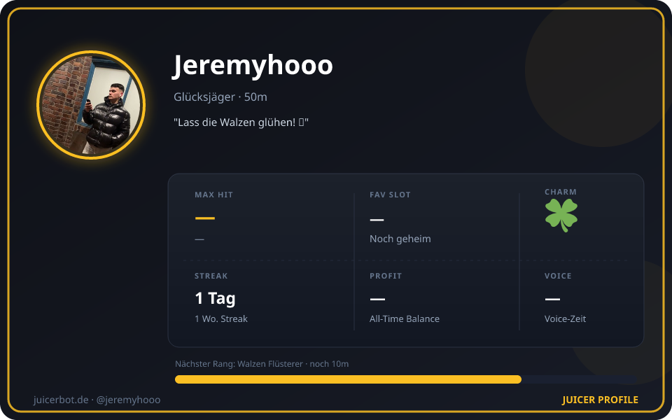 Profil-Karte von Jeremyhooo