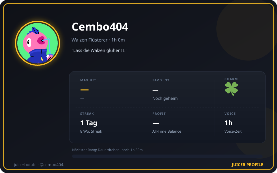 Profil-Karte von Cembo404