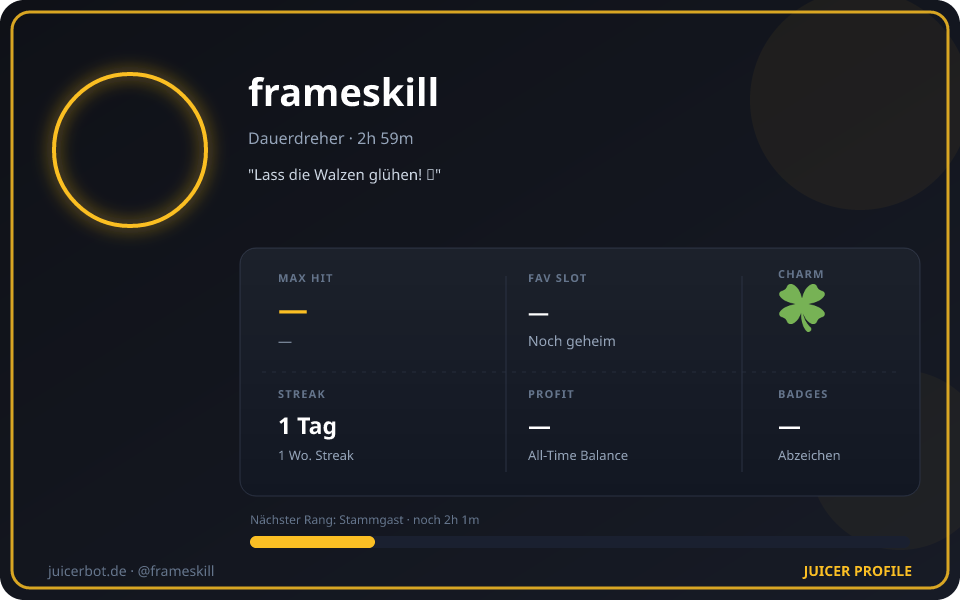 Profil-Karte von frameskill