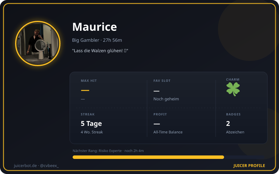 Profil-Karte von Maurice