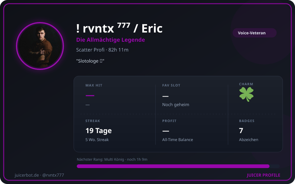 Profil-Karte von ! rvntx ⁷⁷⁷ / Eric