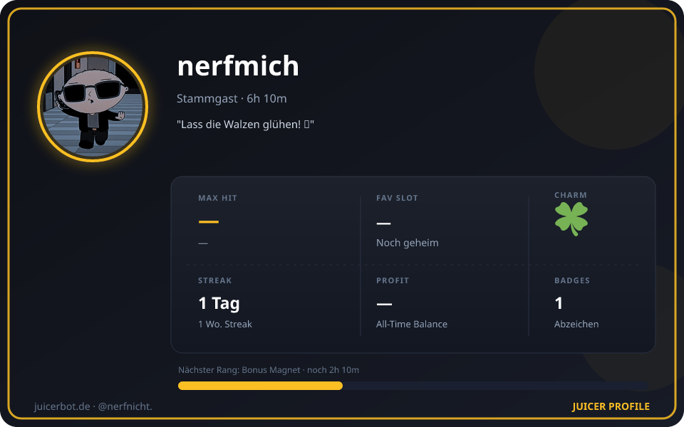 Profil-Karte von nerfmich