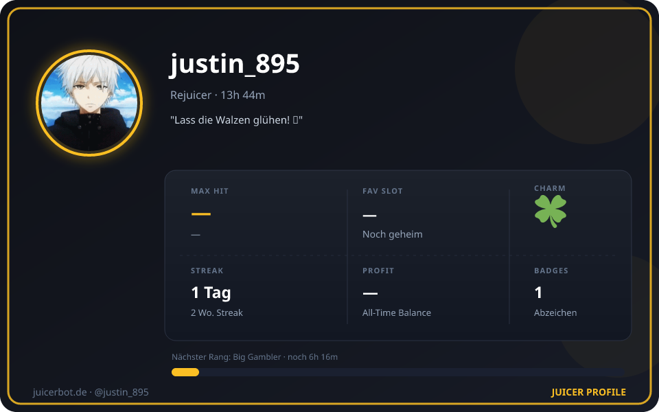 Profil-Karte von justin_895