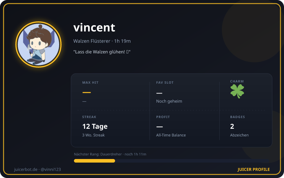 Profil-Karte von vincent