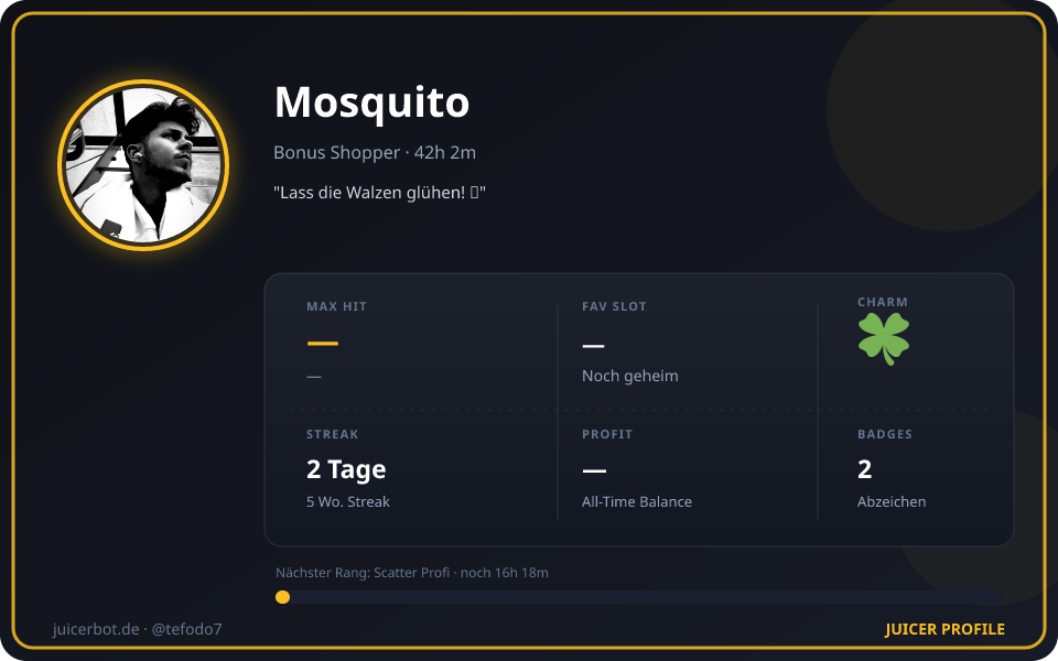 Profil-Karte von Mosquito