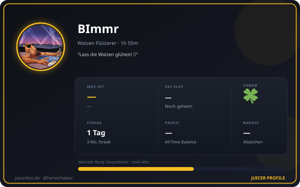 Profil-Karte von BImmr