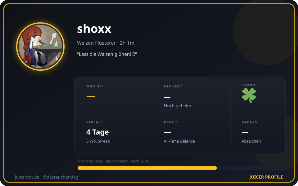 Profil-Karte von shoxx