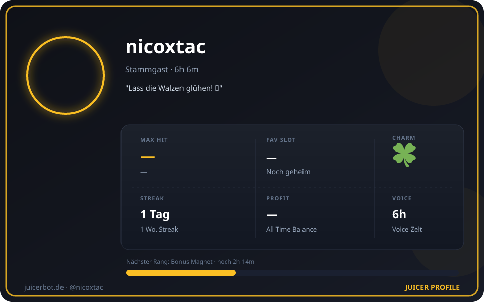 Profil-Karte von nicoxtac
