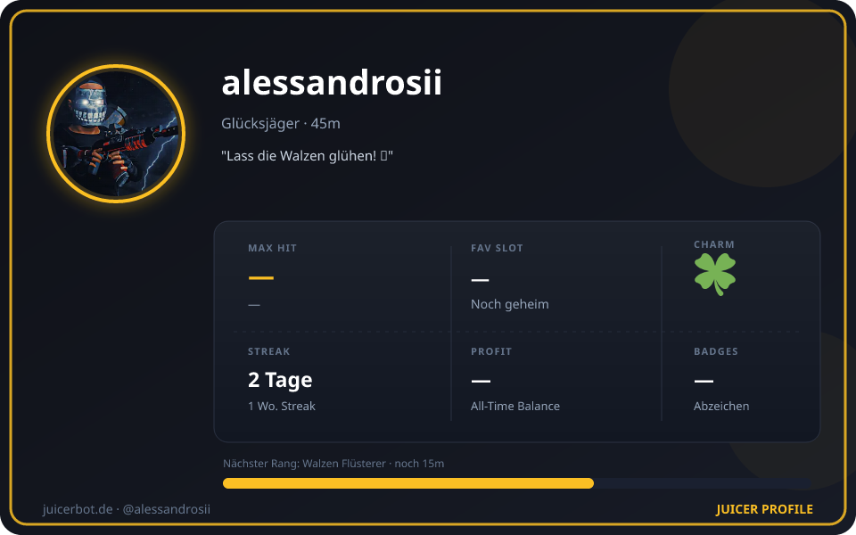 Profil-Karte von alessandrosii