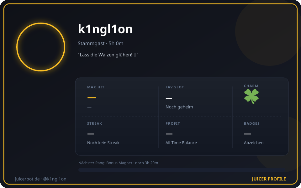 Profil-Karte von k1ngl1on