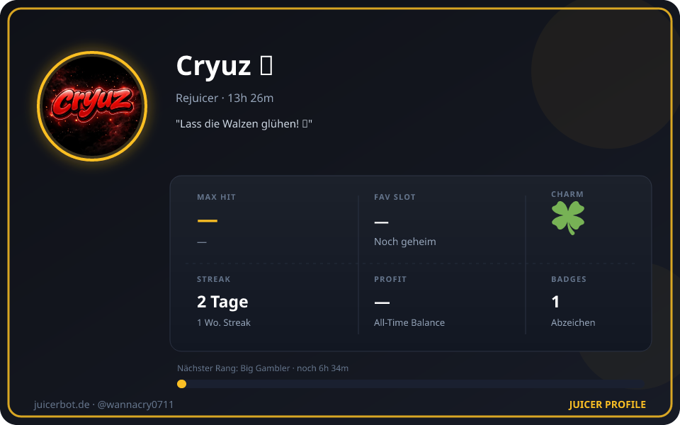Profil-Karte von Cryuz ツ