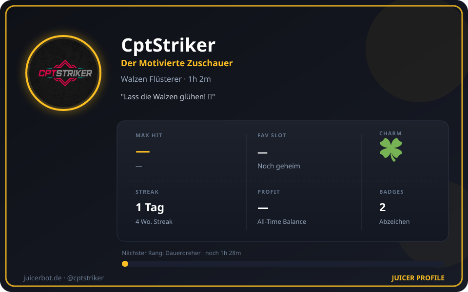 Profil-Karte von CptStriker