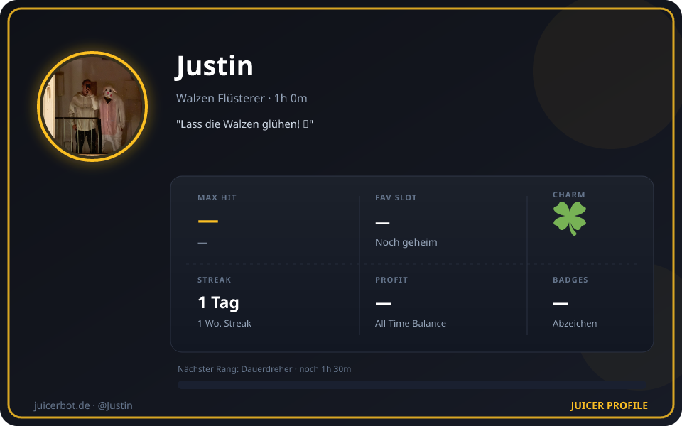 Profil-Karte von Justin