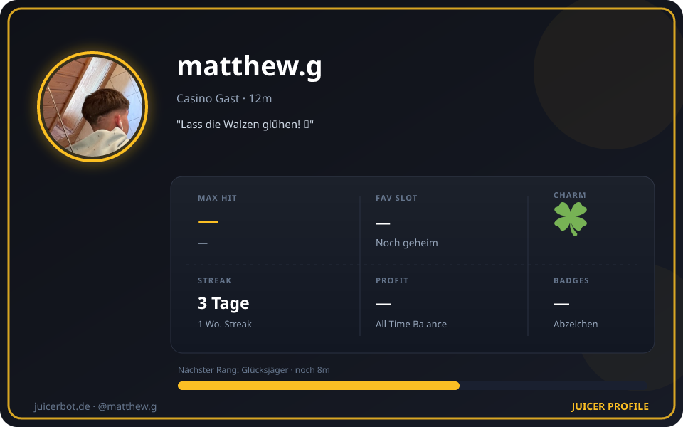 Profil-Karte von matthew.g