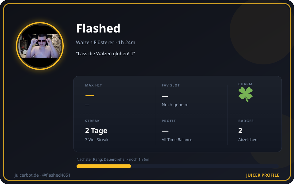 Profil-Karte von Flashed