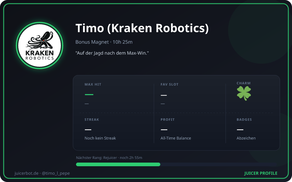 Profil-Karte von Timo (Kraken Robotics)