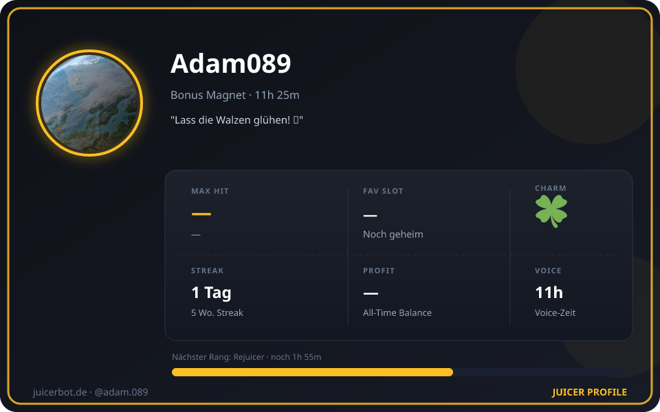 Profil-Karte von Adam089