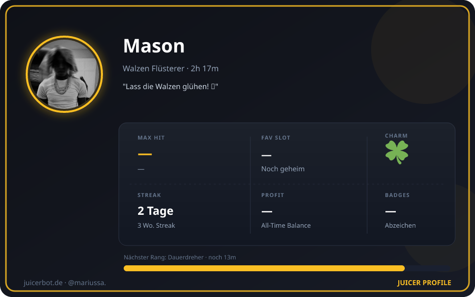 Profil-Karte von Mason