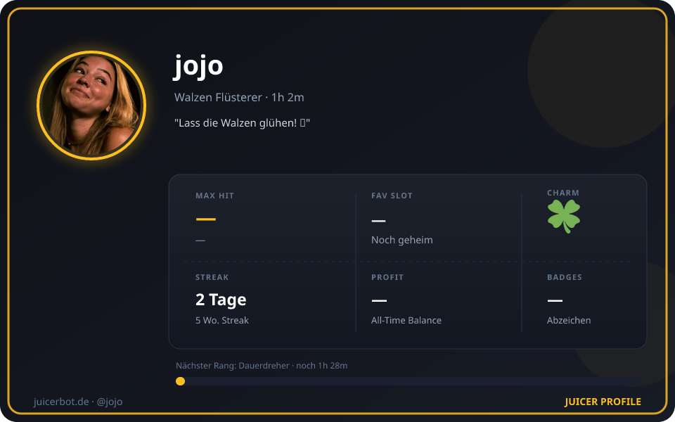 Profil-Karte von jojo