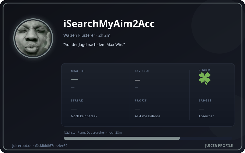 Profil-Karte von iSearchMyAim2Acc