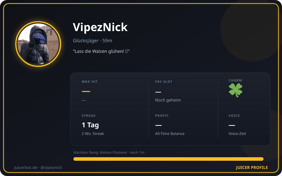 Profil-Karte von VipezNick