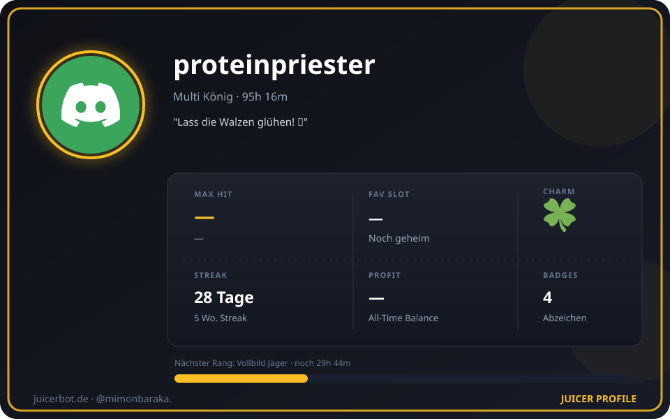 Profil-Karte von proteinpriester