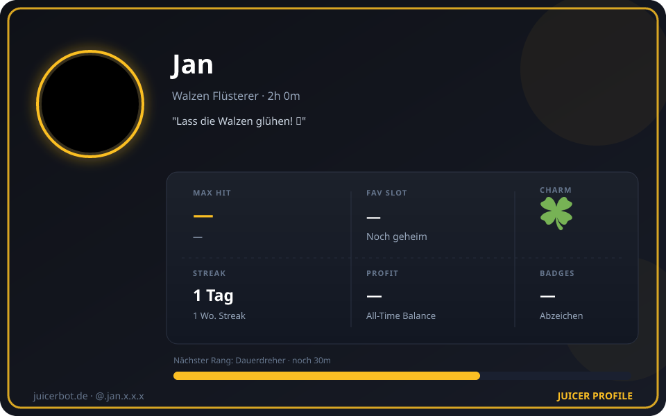 Profil-Karte von Jan