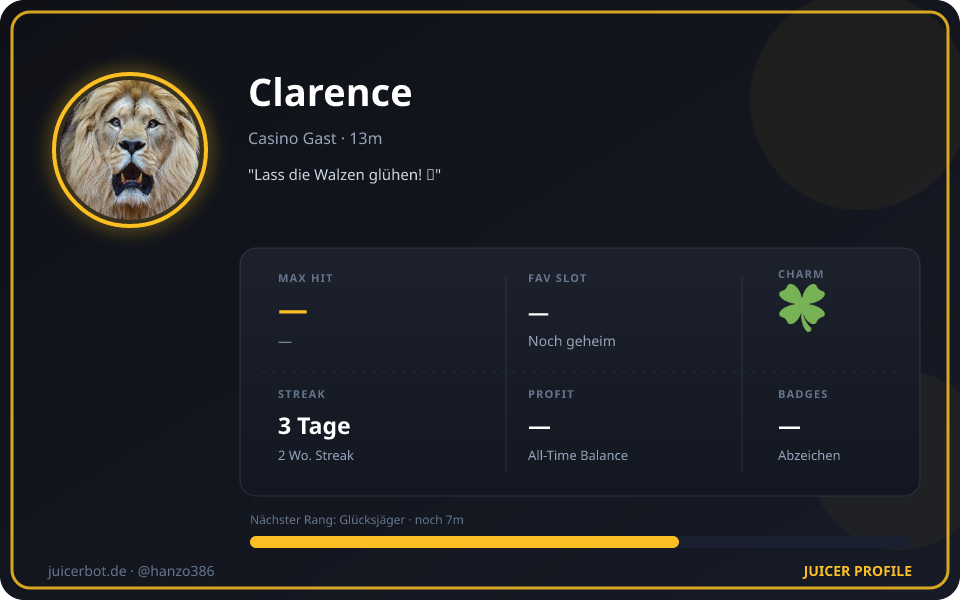 Profil-Karte von Clarence