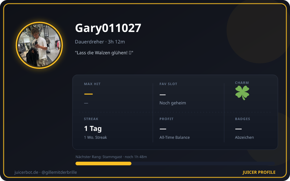 Profil-Karte von Gary011027