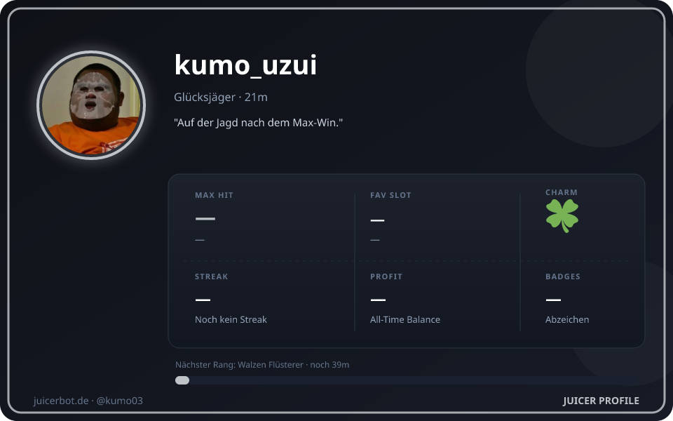 Profil-Karte von kumo_uzui