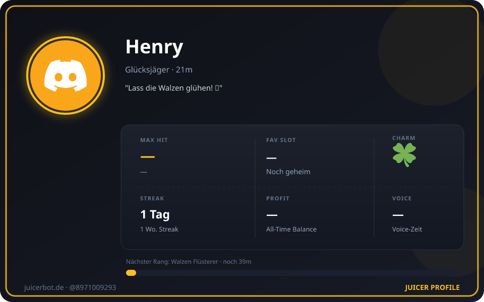 Profil-Karte von Henry