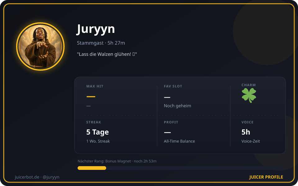 Profil-Karte von Juryyn