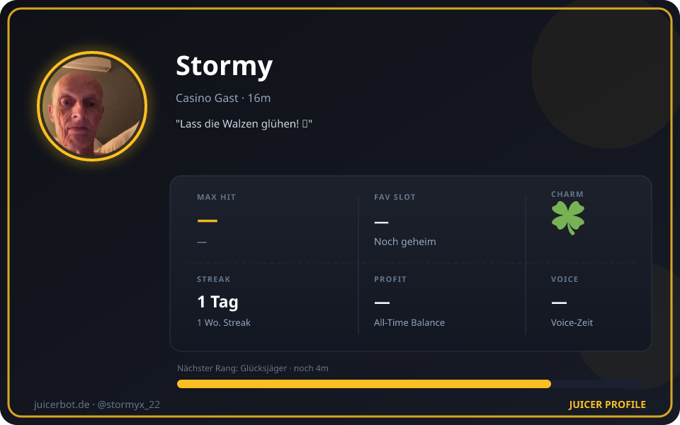 Profil-Karte von Stormy
