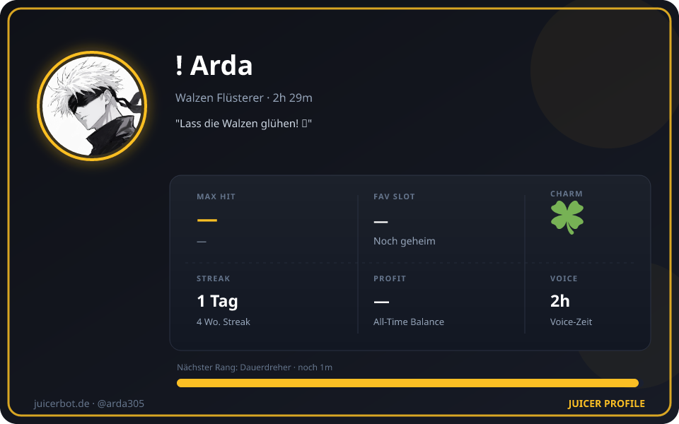 Profil-Karte von ! Arda