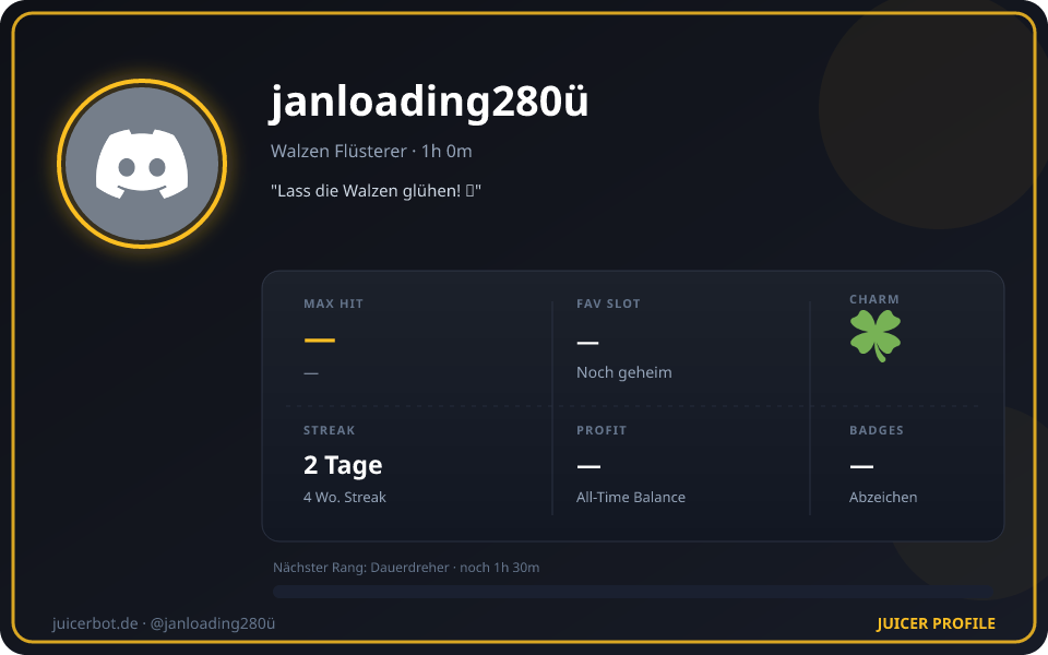 Profil-Karte von janloading280ü