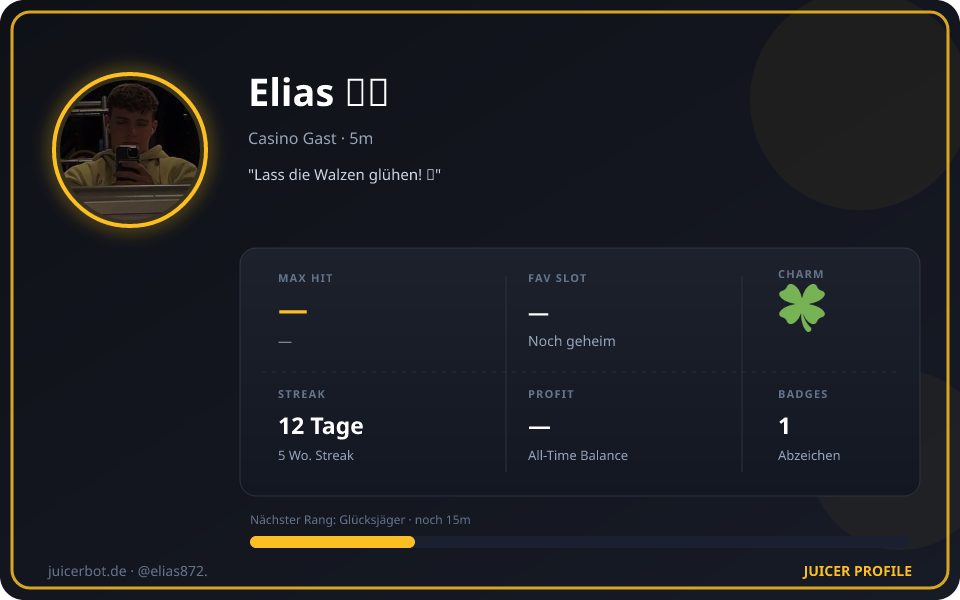 Profil-Karte von Elias 🧙‍♂️
