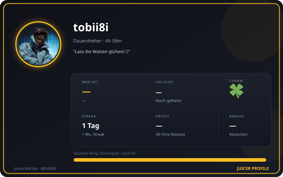 Profil-Karte von tobii8i