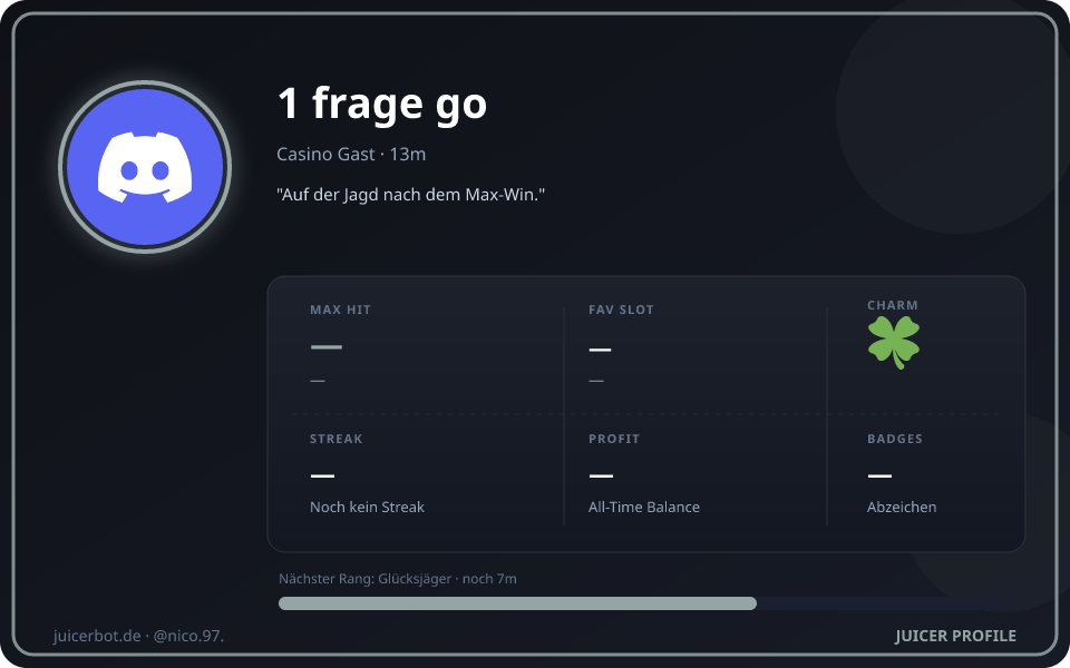 Profil-Karte von 1 frage go